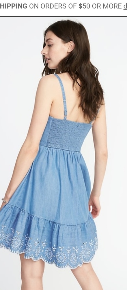 Old Navy Denim Mini Dress - Picture 2 of 2